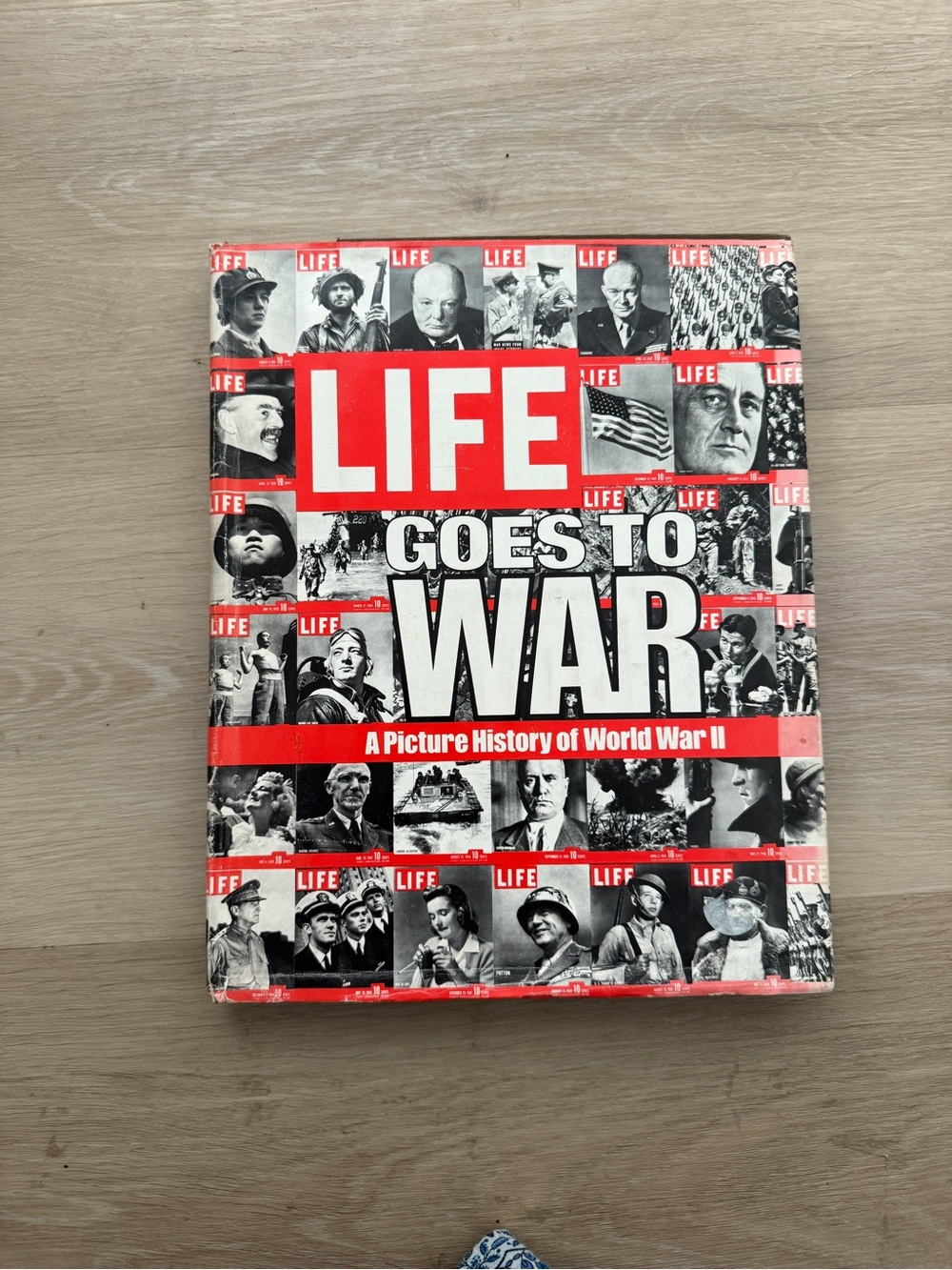 LIFE Goes to War Hardcover - Red, Black & White